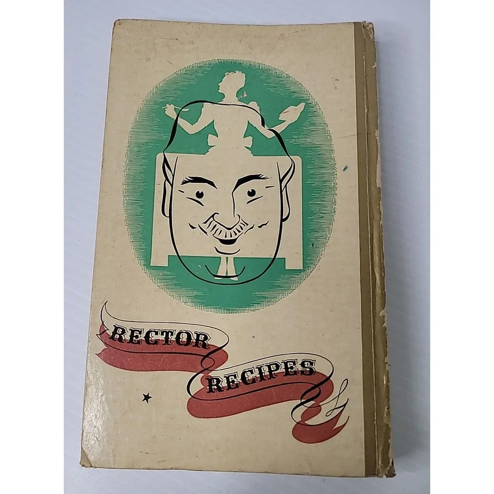 1939 First Print George Rector Home at the Range Vintage‎ Cookbook SIGNED 1945